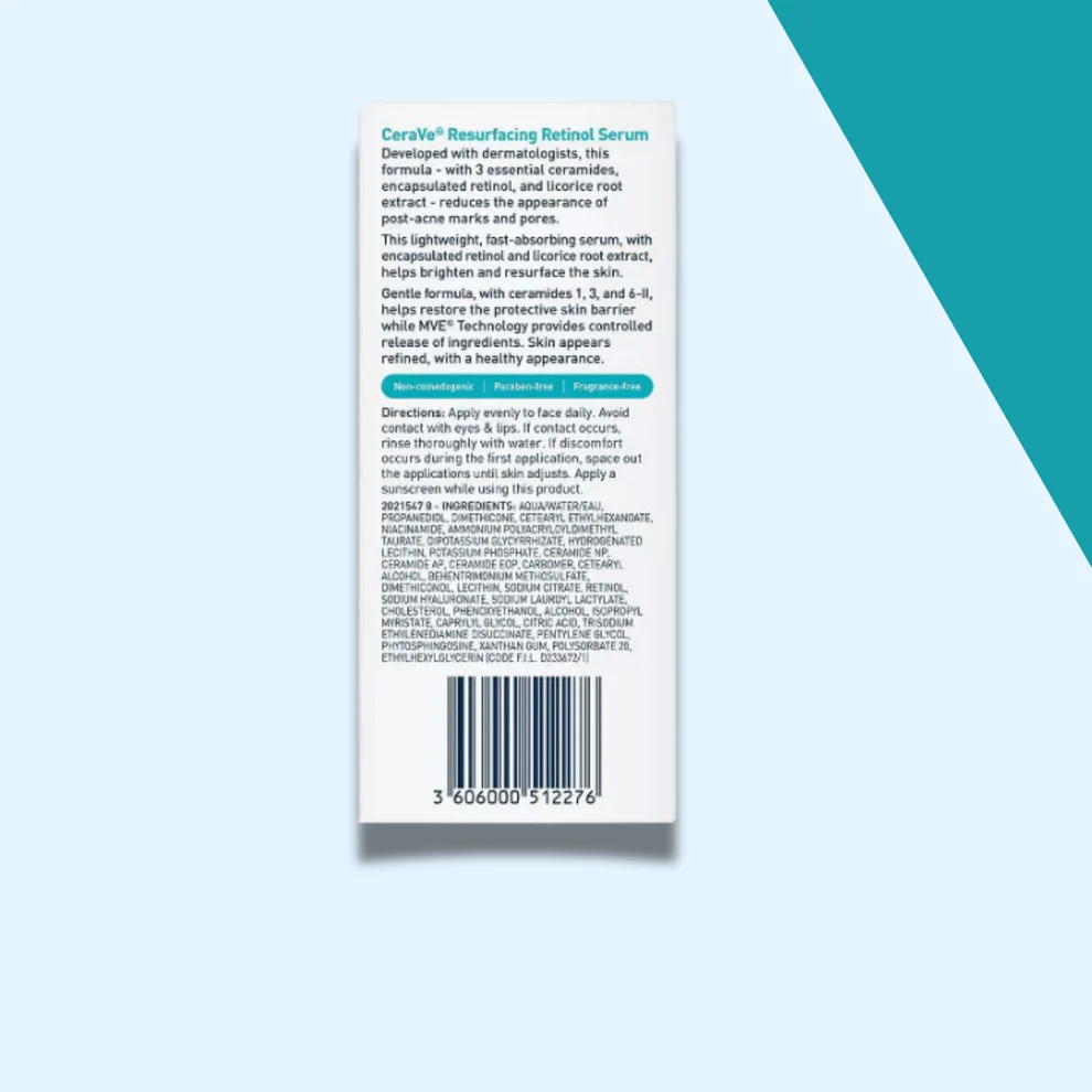 Resurfacing Retinol Face Serum CeraVe 30ML - Image 5