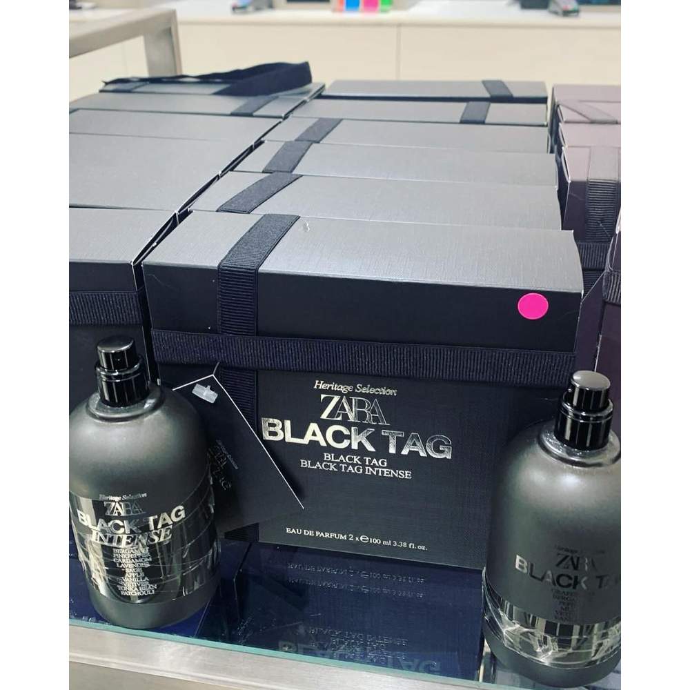Black Tag + Black Tag Intense Cologne for Men EDP Eau De Parfum Mens Gift Set Zara 2 x 100ML - Image 4