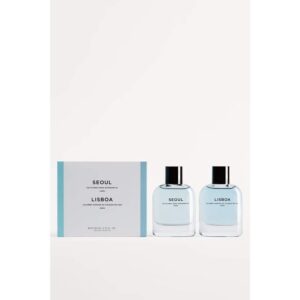 Seoul + Lisbon EDT Eau de toilette Zara Mens 2 X 80ML / 3.38 oz