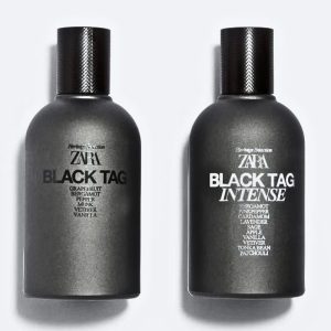 Black Tag + Black Tag Intense Cologne for Men EDP Eau De Parfum Mens Gift Set Zara 2 x 100ML