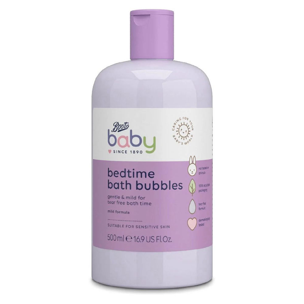 Baby Bedtime Bath Bubbles Boots 500ML