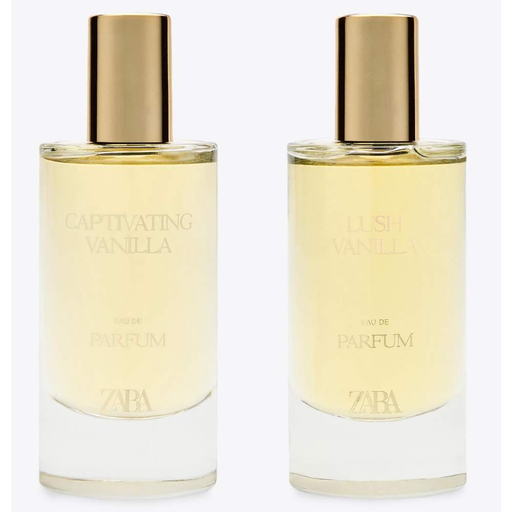 Captivating Vanilla + Lush Vanilla EDP Eau de parfum Zara 2 X 50ML