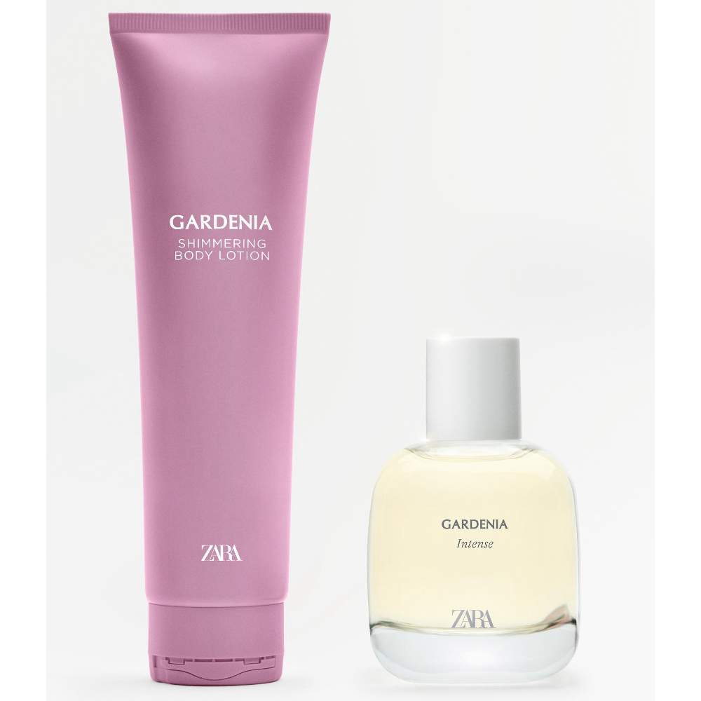Gardenia Intense EDP Eau De Parfum 90ML + Glitter Cream Zara 150ML