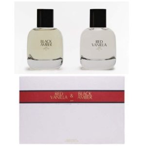 Red Vanilla + Black Amber Eau de toilette Duo Set Zara 2 X 90ML