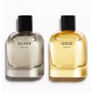 SILVER + GOLD Men EDT Eau de Toilette Mens Gift Set Zara 2 X 30ML