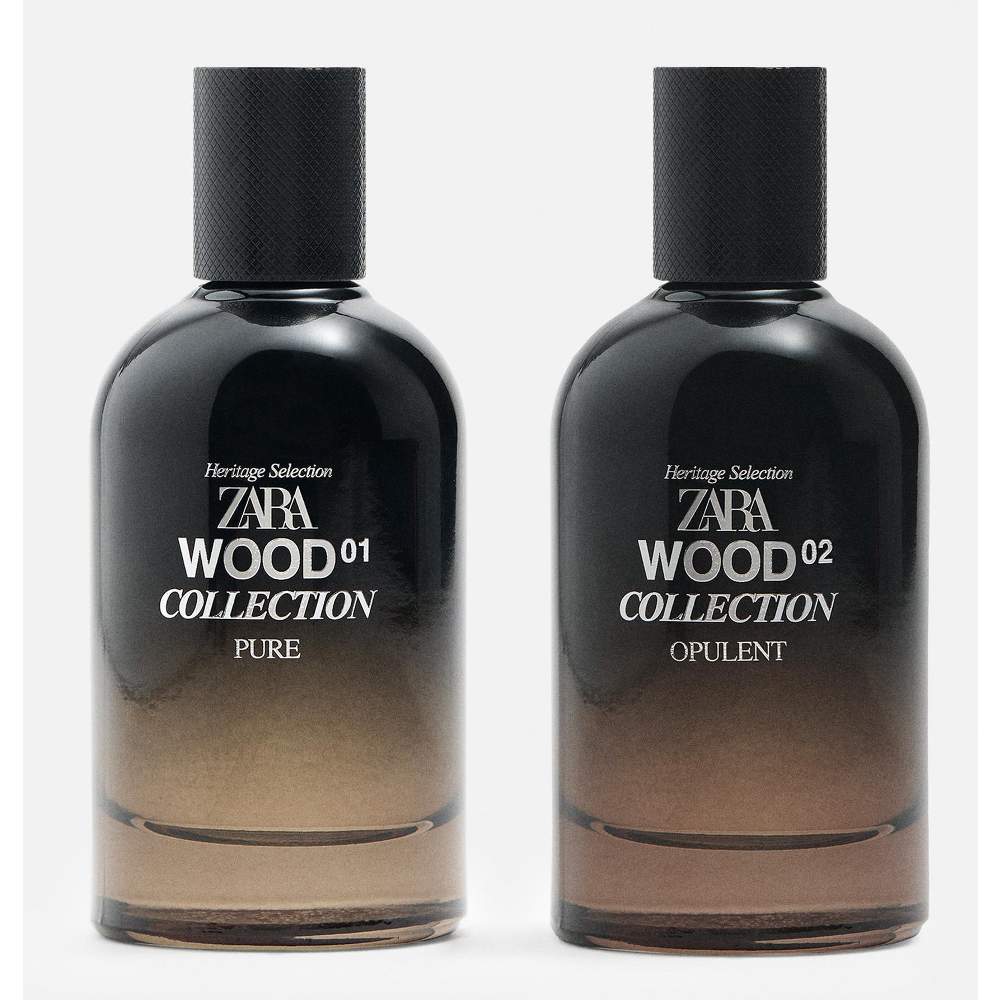 Wood Collection 01 + 02 EDP Eau de Parfum Zara 2 X 100ML