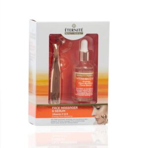 Beauty Perfect Face Massager & Serum Vitamin C&E Gift Set Eternite