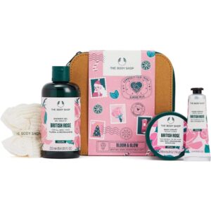 Bloom & Glow British Rose Essential 4-Pieces Gift Set The Body Shop