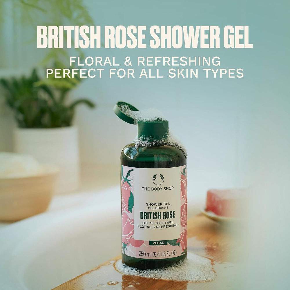 British Rose Shower Gel The Body Shop 250ML - Image 2