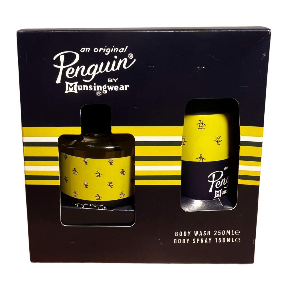 Original Penguin 250ML Body Wash & 150ML Body Spray Set by Munsingwear