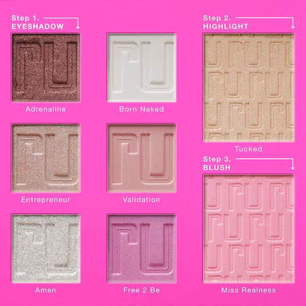 Werk It Lookbook Eyeshadows Highlighter Blush Matte lip and Liner Gift Set RuPaul - Image 5