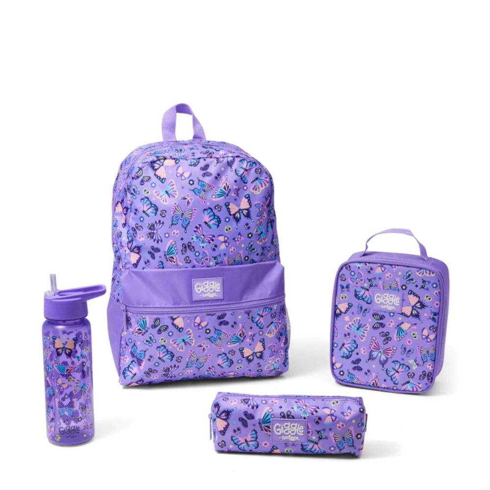4 Piece Bundle Purple Butterfly Design Giggle By Smiggle
