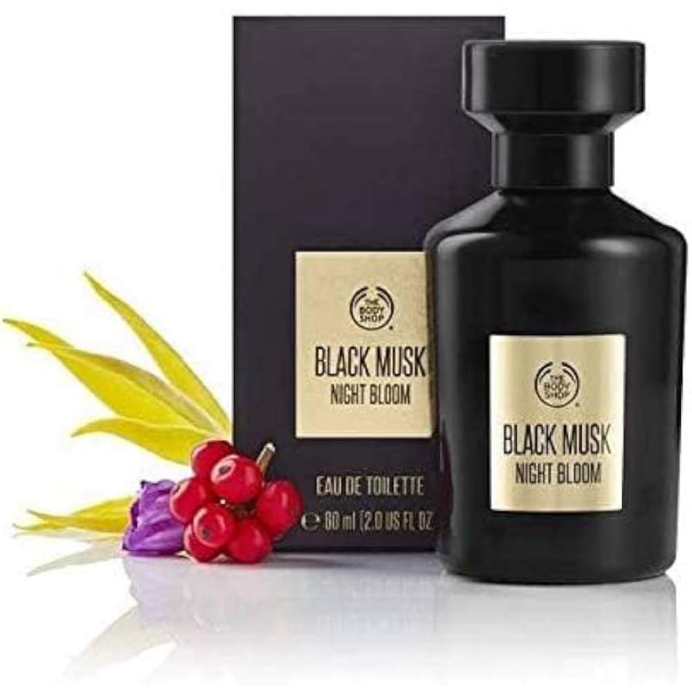 Black Musk Night Bloom Black Bottle Eau de Toilette The Body Shop 60ML