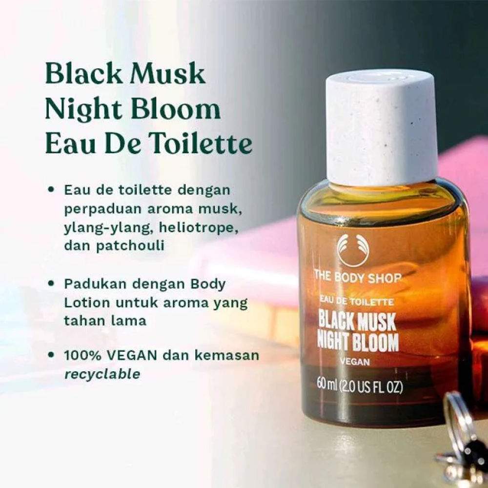 Black Musk Night Bloom Eau De Toilette The Body Shop 60ML - Image 2