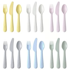 Cutlery Set Mixed Colours 18 Piece Ikea