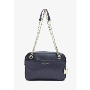 Shoulder Bag Black Quilted Chain Strap River Island