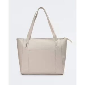 Solid Off White Tote Bag Primark