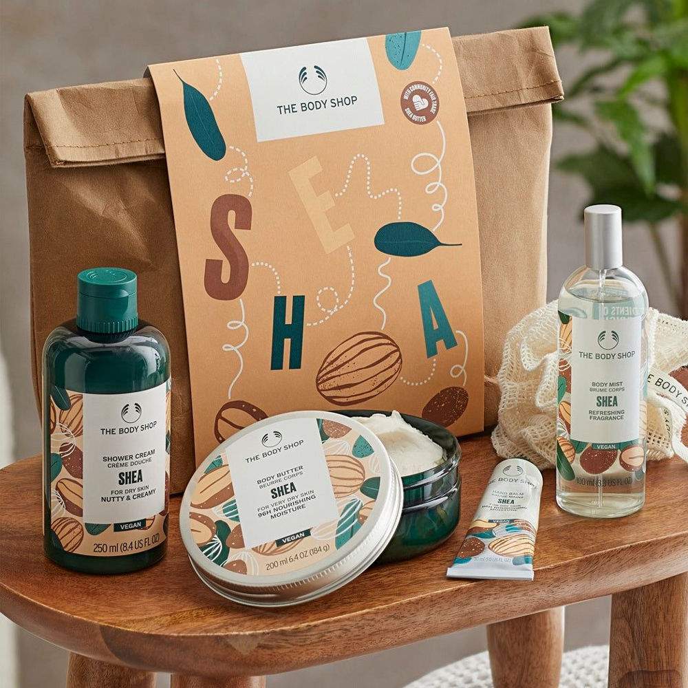 Nourish & Flourish Shea Ultimate 5-Pieces Gift Bag The Body Shop - Image 4