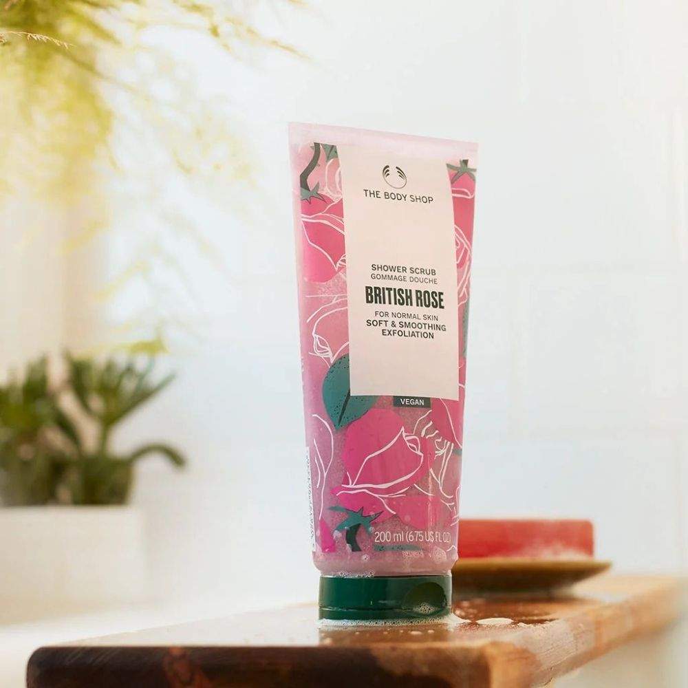 British Rose Shower Scrub The Body Shop 200ML - Image 2