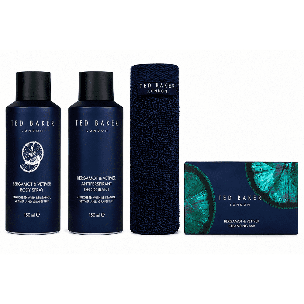 Bergamot & Vetiver All In One Collection Men’s Grooming Gift Set Ted Baker - Image 3